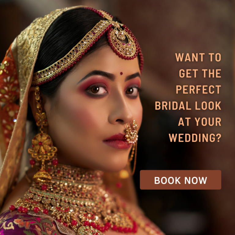 Beige And Brown Modern Bridal Makeup Instagram Post