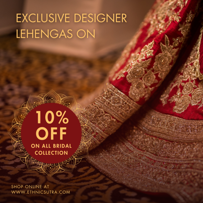 Red And Gold Festive Bridal Collection Instagram Post